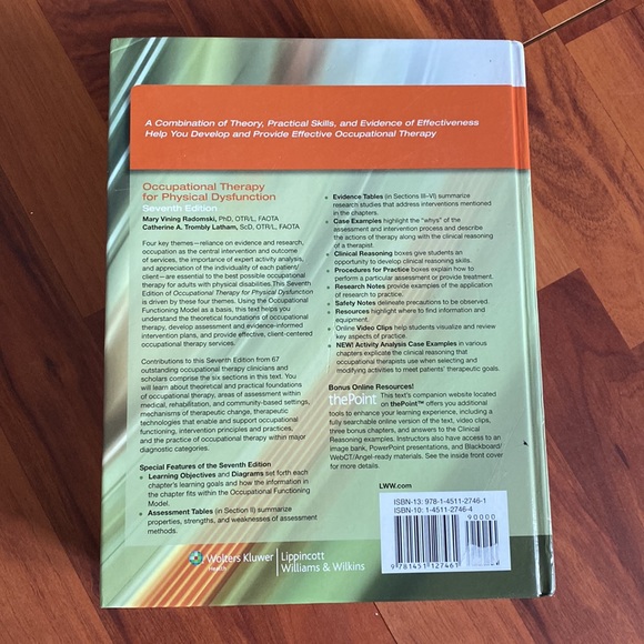 Occupational Therapy for Physical Dysfunction 7th edition - Picture 3 of 4